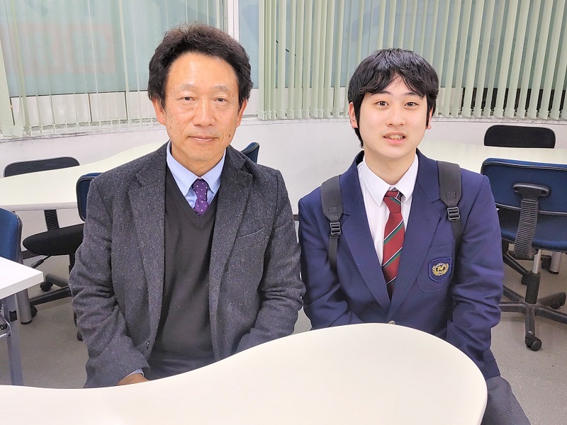 先生が、何が苦手でどうすれば問題を解けるのか様々な角度から分析し入試対策してくれて、長生高校に合格できた!