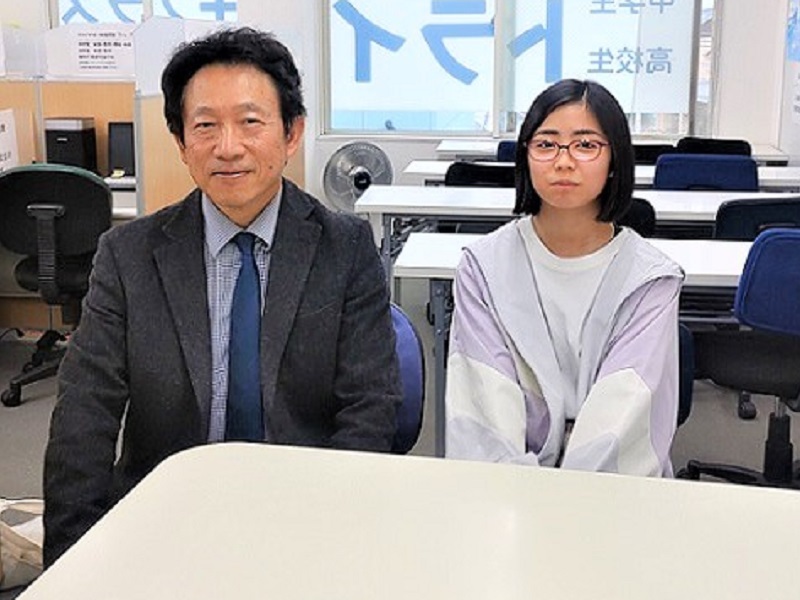 AI学習診断で苦手な単元を把握でき、自分の進めたい範囲の学習が楽しくできる!ずっと行きたかった進学校に無事合格!