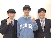 勉強は先生方のおかげで頑張れました。サポートや応援、私生活の相談にものってもらえたおかげです!