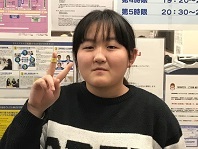 志望校合格!ものすごくびっくりして、言葉にできないほど嬉しかったです。