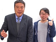 志望校での高校生活を想像して受験を乗り切りました!!
