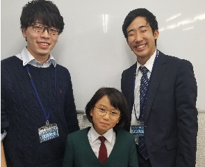 塾の授業でも自習でもがんばって勉強して、国語72点UP!