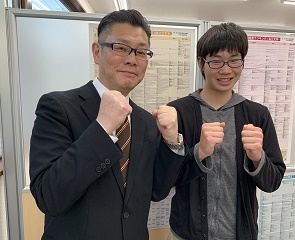 志望校合格!担任教師のサポートが心強かった。