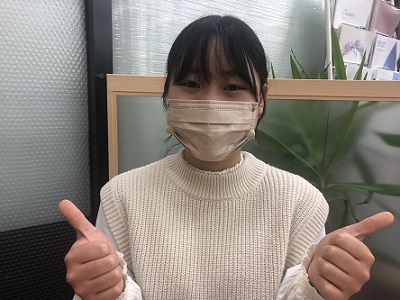 第1志望の高校へ合格できました!