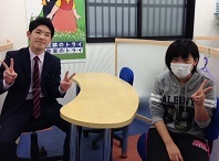 個別指導で丁寧に指導してくれるトライプラスで苦手科目克服!高校に合格できました。